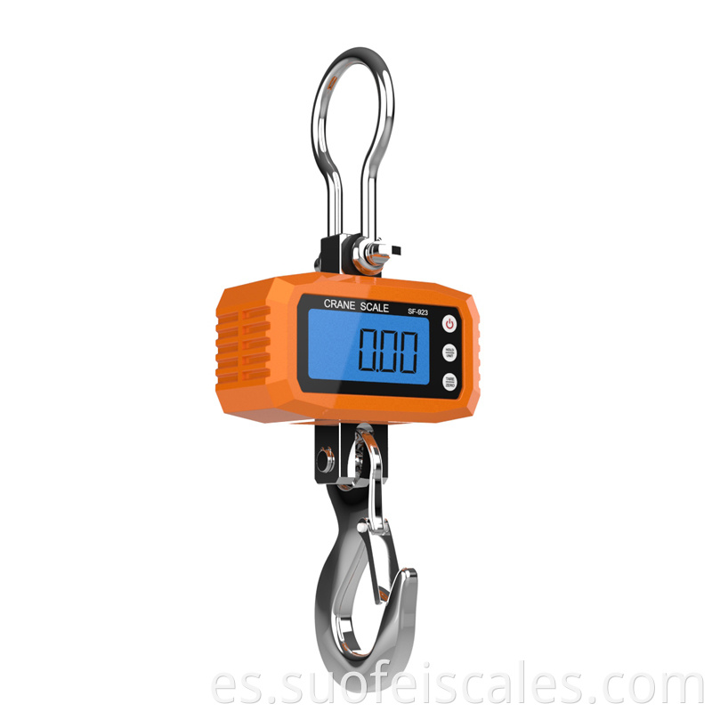 Escala de pesaje de servicio pesado SF-923 para escala de calibración de grúa superior Calibrar escala de colgar digital